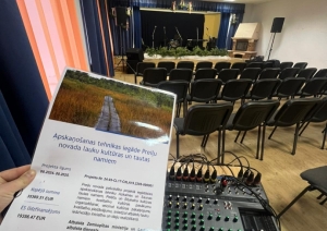 Īstenots projekts un iegādāta apskaņošanas tehnika projekta “Apskaņošanas tehnikas iegāde Preiļu novada lauku kultūras un tautas namiem” ietvaros