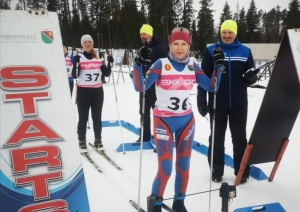 Novadniekiem godalgas Latvijas veterānu sacensības slēpošanā un  Latvijas čempionātā biatlonā