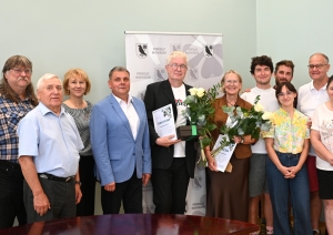 Pašvaldībā viesojās Preiļu novada Goda pilsonis Bruno Davio