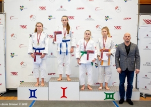 Preiliete Sofija Gžibovska izcīna Latvijas čempiones titulu džudo