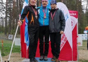 Preiļu novada sportisti guvuši vairākas medaļas Latvijas pašvaldību sporta veterānu – senioru 61. sporta spēlēs pavasara krosā un nūjošanā