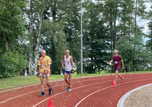 Aglonas ielās notika 3. posms Latvijas čempionātā nūjošanā un iešanā