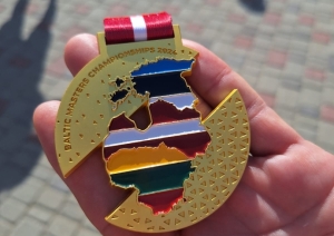 Godalgas no Baltijas čempionāta vieglatlētikā vecmeistariem atceļo uz Preiļiem
