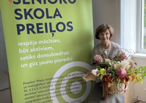 Preiļos atklāta senioru skola