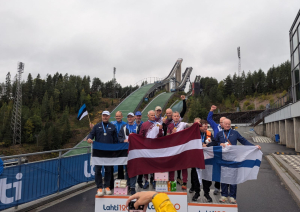 Trīs zelta medaļas no Eiropas čempionātā nūjošanā atceļo uz Preiļu novadu