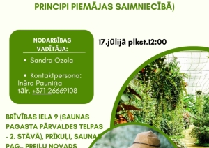Saunas pagastā aizvadīta izglītojoša nodarbība pieaugušajiem “Zaļās prasmes”