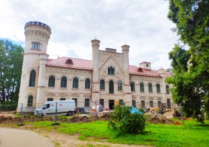 Remontdarbi Preiļu pilī