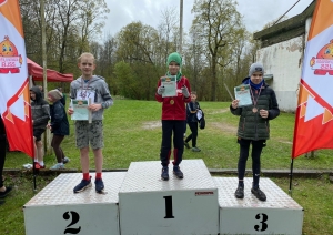 Preiļu parkā norisinājās Preiļu novada skolēnu sporta spēles pavasara krosā