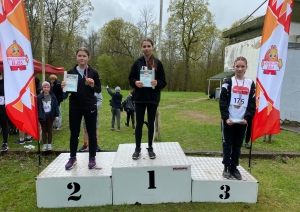 Preiļu parkā norisinājās Preiļu novada skolēnu sporta spēles pavasara krosā