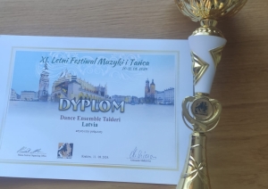 Preiļu Kultūras nama VPDK “Talderi” piedalījās XI vasaras mākslas festivālā Krakovā