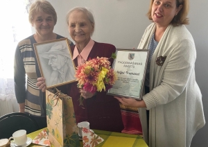 SAC "Aglona" kliente Jūlija Bramane svin 90 gadu jubileju 
