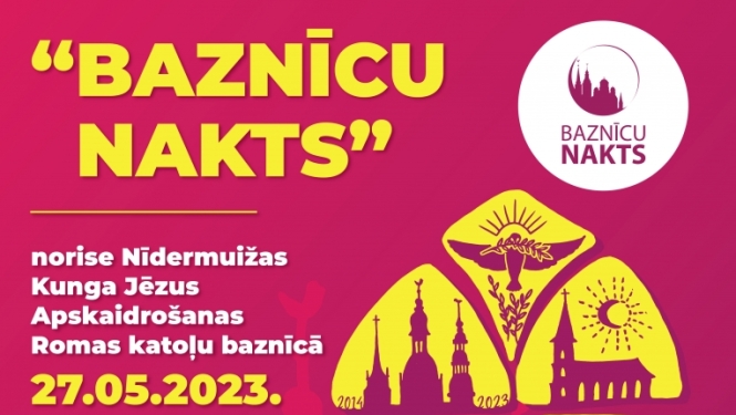 Baznīcu nakts Nīdermuižas Kunga Jēzus Apskaidrošanas Romas katoļu baznīcā 
