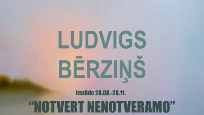 Preiļu novada domē skatāma Ludviga Bērziņa gleznu izstāde "Notvert nenotveramo"