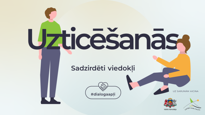 Sarunas ar iedzīvotājiem par uzticēšanās tēmu "Dialoga apļi"