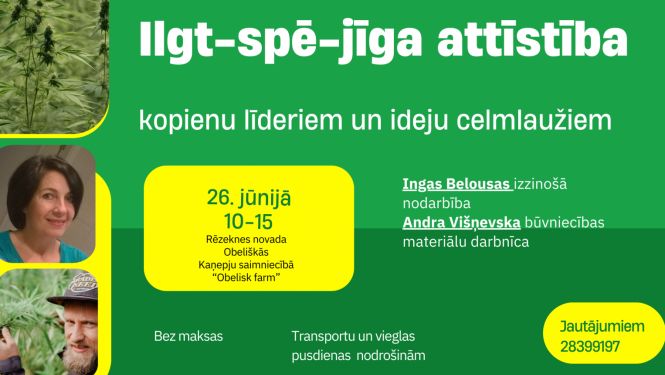Brīvdabas seminārs par ilgtspējīgu attīstību