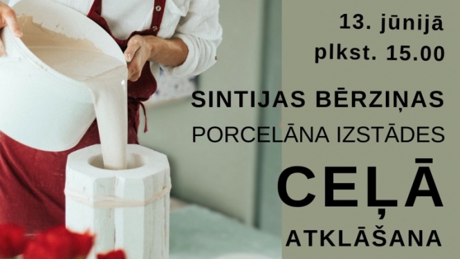 Raiņa muzejā “Jasmuiža” aplūkojama porcelāna izstāde “Ceļā”