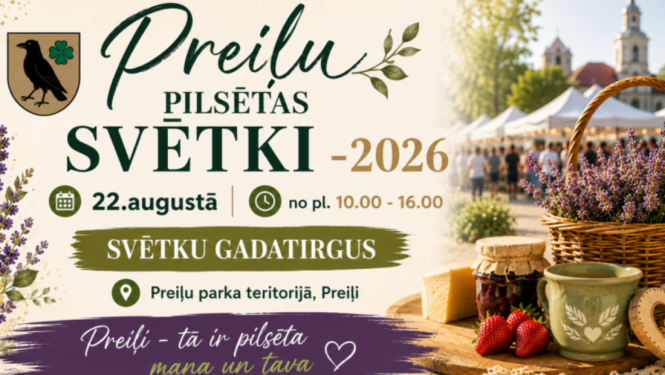 Pieteikšanās Preiļu pilsētas svētku tirgum