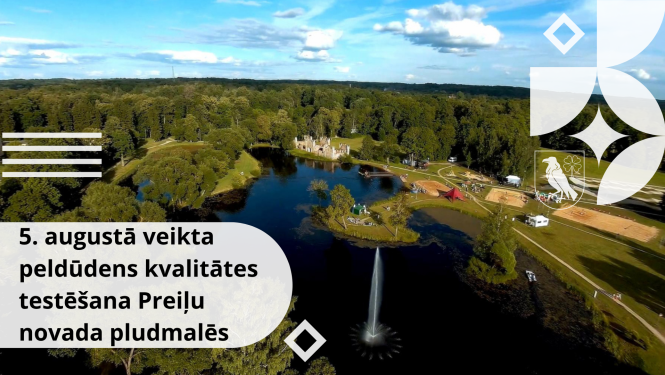 5. augustā veikta peldūdens kvalitātes testēšana Preiļu novada pludmalēs