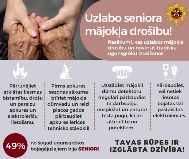 Uzlabo seniora mājokļa drošību