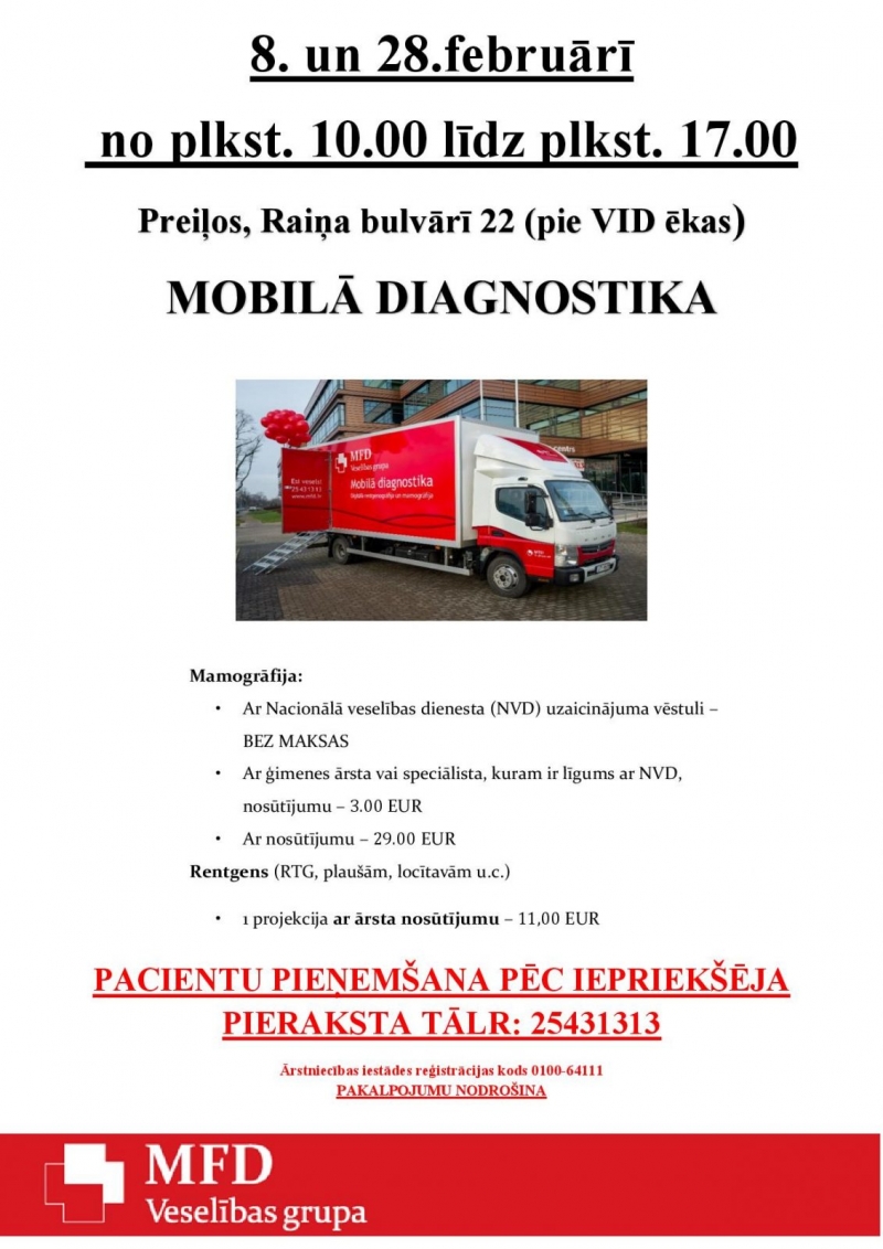 mobilās diagnostikas izmeklējumi