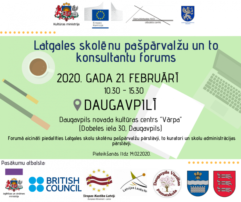 Daugavpilī notiks Latgales skolēnu pašpārvalžu forums 