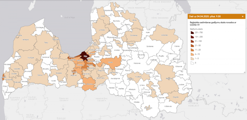 Covid-19 skārusi arī Preiļu un Durbes novadus