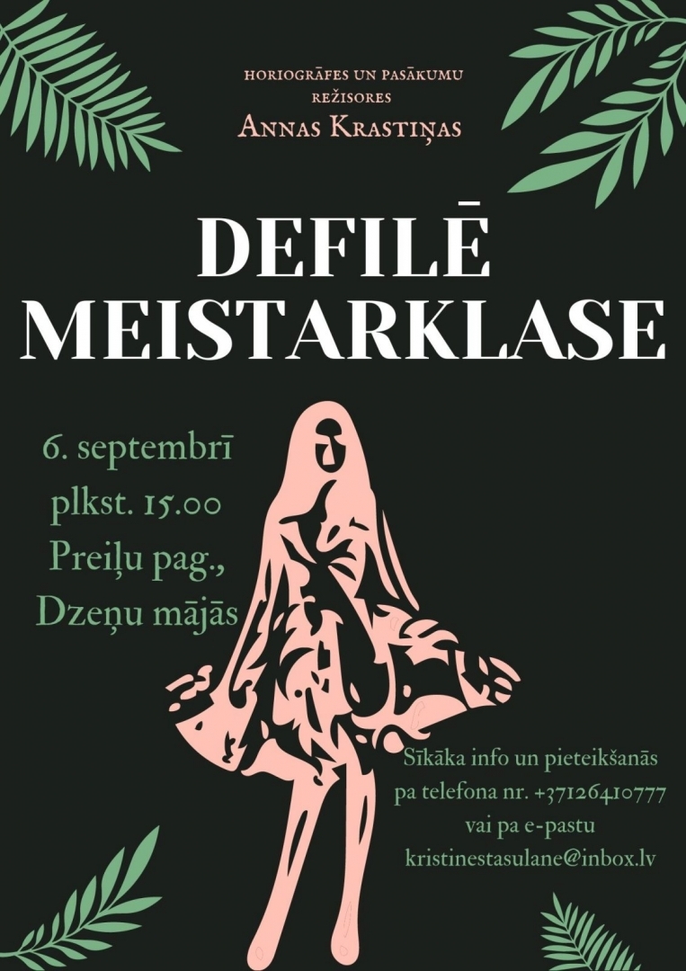 defilē meistarklase