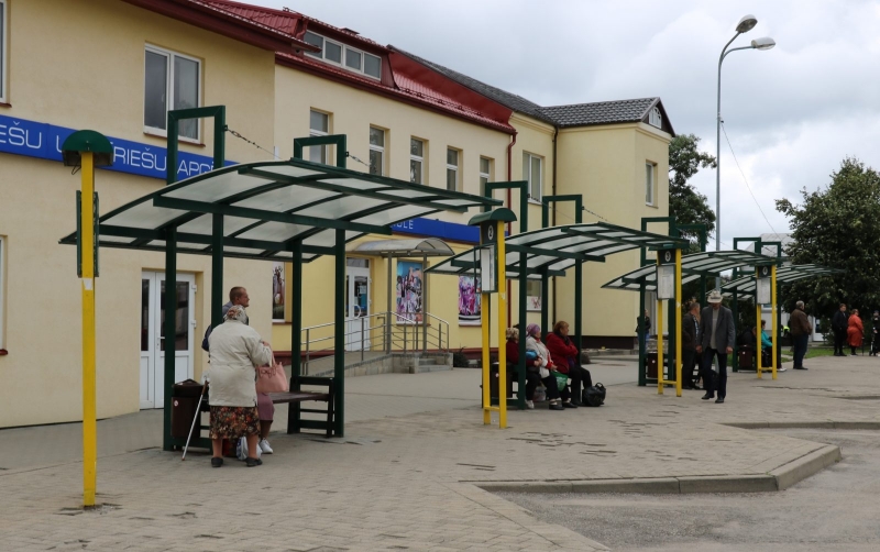 Preiļu autoostas autobusu piestātņu kosmētiskā atjaunošana