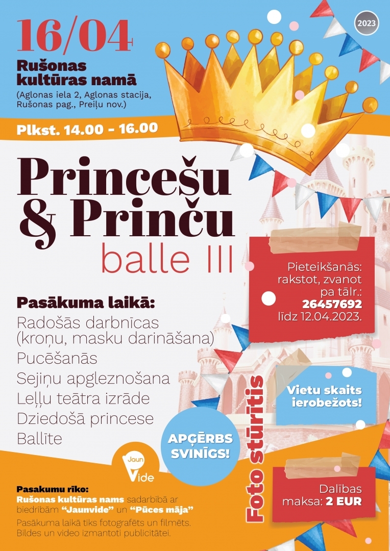 Princešu un prinču balle Rušonā