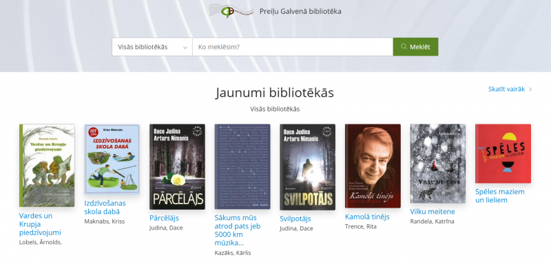 jaunumi bibliotēkās