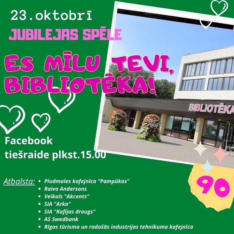 Preiļu Galvenajai bibliotēkai – 90. Jubilejas spēle