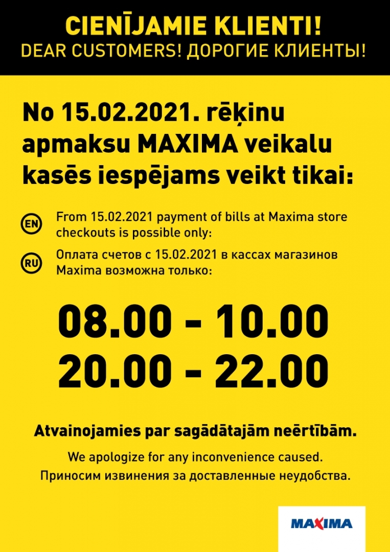 maksima informācija