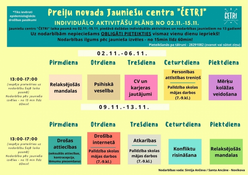 individuālās nodarbības