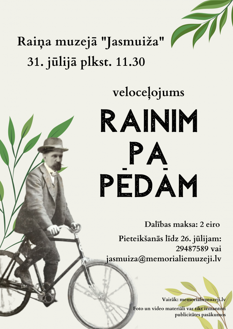 Veloceļojums “Rainim pa pēdām”