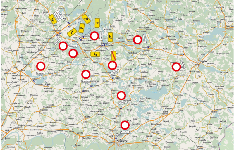 Satiksmes organizācijas shēma Nr. 1