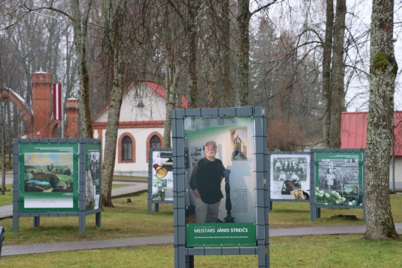 Jānim Streičam veltīta vides stendizstāde Preiļos