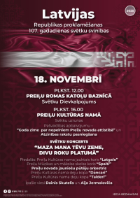 Latvijas Republikas proklamēšanas 107. gadadienas svinības