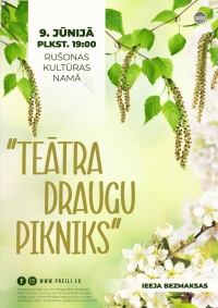 Teātra draugu pikniks Rušonā