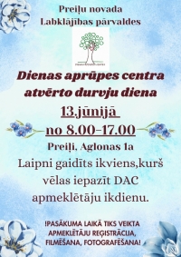 Dienas aprūpes centra atvērto durvju diena