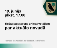 Tiešsaistes saruna ar iedzīvotājiem par aktuālo novadā