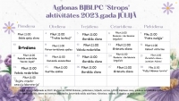 Aglonas BJBLPC “Strops” aktivitātes jūlijā