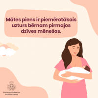 1.–7. augusts. Pasaules zīdīšanas veicināšanas nedēļa