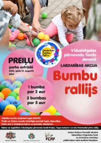 Viduslatgales pārnovadu fonda labdarības akcija "Bumbu rallijs"