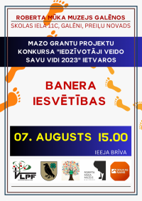 Literārā un Atklājumu nedēļa Roberta Mūka muzejā Galēnos