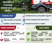  VUGD aicina sēņot, ogot un pastaigāties mežā droši un pārdomāti