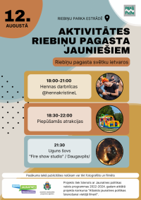Aktivitātes Riebiņu pagasta jauniešiem Riebiņu pagasta svētkos