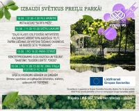 “Parki bez robežām – plašāk” aktivitātes Preiļu parkā