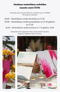 Zīmēšanas meistarklases nodarbības