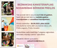 BEZMAKSAS KNISTERAPIJAS NODARBĪBAS BĒRNIEM