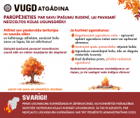 Parūpējies par savu īpašumu rudenī, lai pavasarī nedegtu sausā zāle un krūmāji!